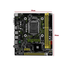 Placa Mãe DELTA H81M2 LGA1150 DDR3 Aitek Micro ATX com M.2 HDMI VGA 16GB - DELTA-H81M2