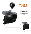Volante Gamer PXN Force Feedback V10 Joystick Gaming com Pedal Câmbio - PXN-V10