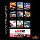 Simulador de Corrida Gamer PXN VD6 Bundle Para Pc  Force Feedback e Direct Drive Volante, Base e Pedais - PXN VD6 Bundle