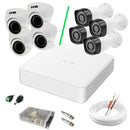 (KIT COMPLETO) Sistema de Segurança Fortech Vision™ (4 Câmaras Full HD + DVR)