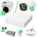 (KIT COMPLETO) Sistema de Segurança Fortech Vision™ (4 Câmaras Full HD + DVR)