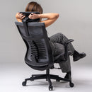 Cadeira Elements Vertta Preta Ergonômica Premium para Home Office e Escritório - ELEM-70048