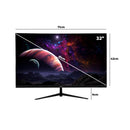 Monitor Gaming Curvo 32 Polegadas Aitek 2K 180Hz 1ms Displayport Performance Profissional - DELTA-M3222AC