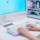 Teclado Gamer Mecânico Aitek RGB Compacto 68 Teclas Cabo USB-C Removível - DELTA-TM0691B