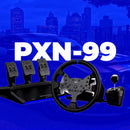 Volante Gamer V99 Controle Driving Direção Force Feedback - PXN-V99