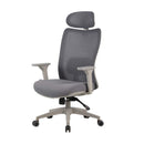 Cadeira Ergonômica Elements Astra Pro Cinza Conforto Premium Ajustável para Home Office e Escritório - ELEM-71466