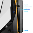 Gabinete Gamer RGB USB 3.0 Aitek ATX/M-ATX Design Futurista - DELTA-PHANTOM-GMP