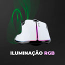 Mouse Gamer RGB 9 Botões 7200 DPI Knup Duplo Clique Ergonômico Anúbis - KP-MU014