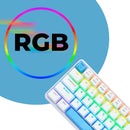 Teclado Gamer Mecânico Aitek RGB Compacto 68 Teclas Cabo USB-C Removível - DELTA-TM0691B