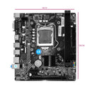 Placa Mãe Intel B75 LGA1155 DDR3 Kozz 2xSlots LAN USB 2.0 para PC Desktop - B75DA1