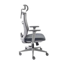 Cadeira Ergonômica Elements Vertta Cinza para Home Office e Estudo Ajuste de Altura e Lombar Estrutura Reforçada - ELEM-70053
