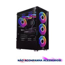 Gabinete Gamer RGB Vidro Temperado Grasep 6 Fans Inclusos USB 3.0 ATX Baia Para SSD- D-ATX15