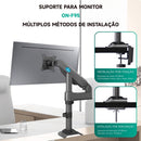 Suporte Articulado Ergonômico Para Monitor 17" a 30" Onistek Pistão a Gás Rotação e Ajuste de Altura - ON-F95