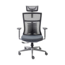 Cadeira Ergonômica Elements Vertta Cinza para Home Office e Estudo Ajuste de Altura e Lombar Estrutura Reforçada - ELEM-70053