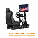Cockpit Gamer Premium PXN CP02 para Simulação de Corrida com Banco Ergonômico - PXN-CP02