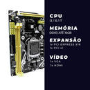 Placa Mãe Intel HM55 LGA1156 Micro ATX DDR3 Revenger HDMI VGA SATA 2.0 - G-HM55