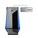 Gabinete Gamer  Delta ATX com Vidro Temperado, Suporte RTX 4090 e Water Cooler 360mm - DELTA-FROST-WYRM-GA