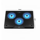 Base Ergonômica Notebook Aitek com 3 Coolers LED USB Alto Desempenho - DELTA-B3132G