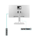 All in One 27 Polegadas Aitek Tela IPS, Intel i5 e 16GB Máxima Produtividade Altura Ajustável Pivote - AIO-27125WPRO