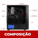 Computador Desktop AMD Ryzen Aitek 7 5700G 16GB DDR4 SSD 512GB Windows 11 Gamer Produtividade - DELTA-G57BB