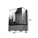Gabinete Gamer Mini Tower Bluecase com Vidro Temperado Compatível M-ATX Mini ATX - BG-054