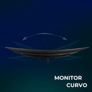 Monitor Gamer Curvo 27” Aitek Painel VA 180Hz 1ms HDMI DisplayPort G-Sync com Áudio Embutido - DELTA-M2722AC