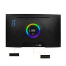 Monitor Gamer 27” Full HD Aitek IPS 540Hz 1ms HDMI DisplayPort VESA Posição Vertical Ângulo e Atura Ajustáveis - DELTA-M2718FPS