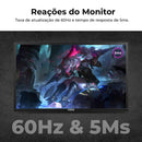 Monitor Gamer 19 Pol 60Hz 5ms HDMI VGA Redução de Luz Azul - KZ-M1900