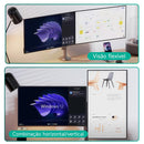 Suporte Duplo Articulado Para Monitores 17" a 27" Onistek Pistão a Gás e Ajuste Ergonômico -  ON-F190