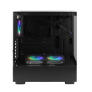 Gabinete Gamer RGB Grasep com 3 Fans Inclusos Suporte Water Cooler 240mm e Lateral de Vidro Compatível ATX/M-ATX - D-ATX18