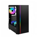 Gabinete Gamer Mid Tower Grasep 3 Fans RGB, Lateral Acrílico e HUB - D-ATX14