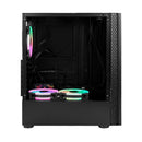 Gabinete Gamer Mid Tower Grasep RGB 3 Fans Vidro Temperado USB 3.0 - D-ATX13