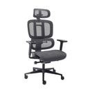 Cadeira de Escritório Ergonômica Elements Sophy Grafite Mesh Reclínio 150°Conforto Máximo - ELEM-70061