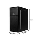 Gabinete PC Grasep Office Desktop ATX/Micro/Mini Organização e Refrigeração Eficiente  USB 3.0 - D-ATX01