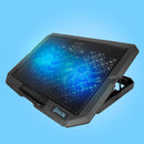 Suporte para Notebook Aitek com Cooler Duplo LED Ajustável 5V USB - DELTA-B1022