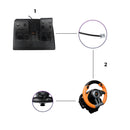 Volante Gamer Driving Simulador Joystick c/Pedais Analógicos - PXN-V3PRO