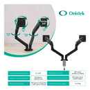 Suporte Duplo Para Monitor Onistek 13’’ A 32’’ Pistão a Gás VESA 75x75 100x100 - ON-F200