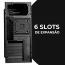 Gabinete PC Grasep Office Desktop ATX/Micro/Mini Organização e Refrigeração Eficiente  USB 3.0 - D-ATX01