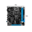 Placa Mãe Bluecase H61 LGA1155 DDR3 16GB M.2 NVMe HDMI VGA - BMBH61-G2HG-M2