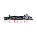 Placa Mãe Intel H81 LGA1150 DDR3 Kozz USB 3.2 SATA Para PC Desktop - H81DA