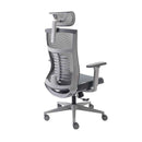 Cadeira Ergonômica Elements Vertta Cinza para Home Office e Estudo Ajuste de Altura e Lombar Estrutura Reforçada - ELEM-70053
