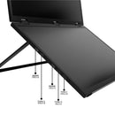 Monitor Duplo Portátil Grasep 18,5’’ FHD 100Hz com Rotação 360° e Conexões USB-C Mini HDMI - D-TELA09
