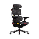 Cadeira Gamer Profissional Elements Vector com Apoio de Cabeça 2D e Revestimento em Mesh - ELEM-72122