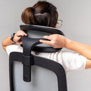 Cadeira Ergonômica Elements Astra com Ajuste Lombar Encosto Mesh Braços Retráteis