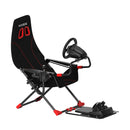 Cockpit Gamer Dobrável Kozz com Assento Ergonômico Estrutura Metálica Reforçada para Simulador Racing - KZ-CP01