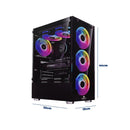 Gabinete Gamer RGB Vidro Temperado Grasep 6 Fans Inclusos USB 3.0 ATX Baia Para SSD- D-ATX15