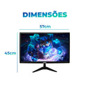 Monitor Gamer 24” Full HD Kozz M2400 - Controle Luz Azul 5ms 60Hz Bivolt