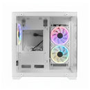 Gabinete Branco Para PC Gaming Aitek Premium com Lateral de Vidro Temperado e Suporte para Water Cooler - AGP-M33160CB