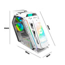 Gabinete Gamer Aquário Premium Aitek Vidro Temperado Triplo USB 3.0 Espaço para 6 Ventoinhas - AGP-M29165B