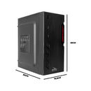 Gabinete PC Office Grasep Micro/Mini ATX Desktop Compacto com USB 2.0 - D-ATX02
